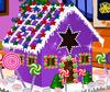 Decoración de casa de pan de jengibre de Navidad juego