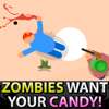 Zombies wollen Ihr Candy Spiel